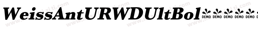WeissAntURWDUltBol字体转换