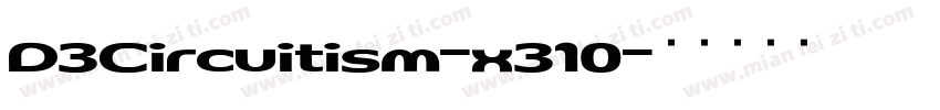 D3Circuitism-x310字体转换