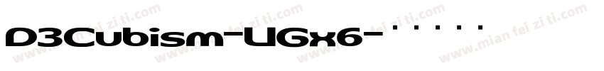 D3Cubism-VGx6字体转换