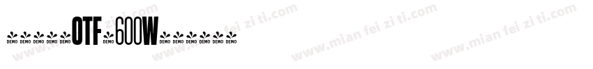 江城园体(OTF)600W字体转换