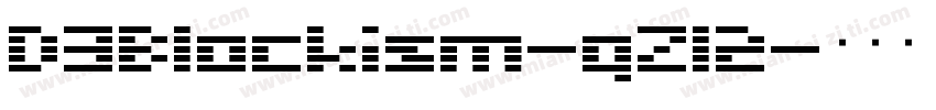 D3Blockism-qZl2字体转换