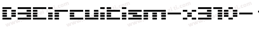 D3Circuitism-x310字体转换
