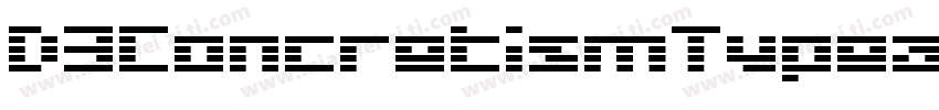 D3ConcretismTypea-4Bz6字体转换