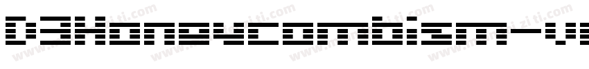 D3Honeycombism-vmly字体转换