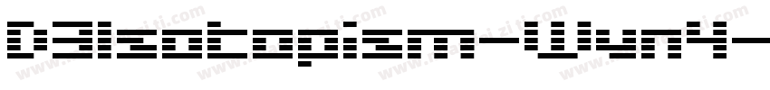 D3Isotopism-Wyn4字体转换