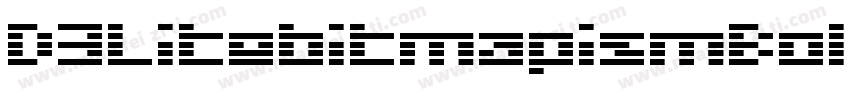 D3LitebitmapismBold-BWvG字体转换