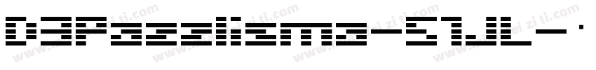 D3Pazzlisma-51JL字体转换