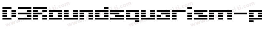 D3Roundsquarism-p7aa字体转换