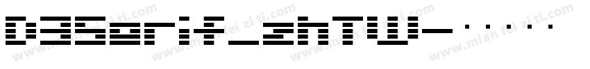 D3Serif_zhTW字体转换