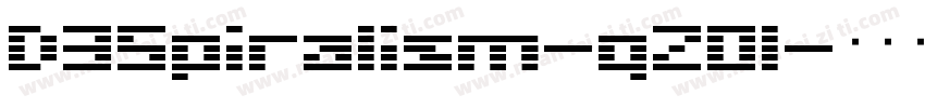 D3Spiralism-qZOl字体转换