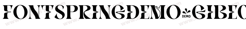 FONTSPRINGDEMO-GIBEonExtraBoldSEReg字体转换
