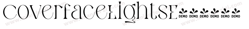 CoverfaceLightSE字体转换