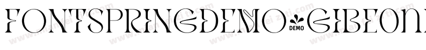 FONTSPRINGDEMO-GIBEonExtraBoldSEReg字体转换