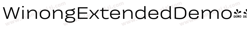 WinongExtendedDemo字体转换