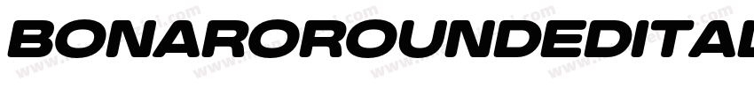 BonaroRoundedItalicDemoRoundedItalic-0WvMP字体转换