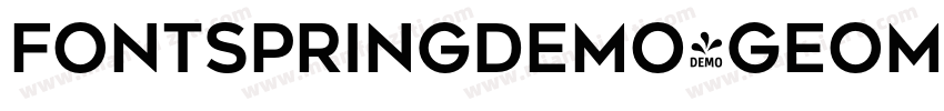 FONTSPRINGDEMO-GeometosNeueBoldRegu字体转换