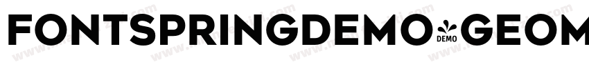 FONTSPRINGDEMO-GeometosNeueBoldRegu字体转换