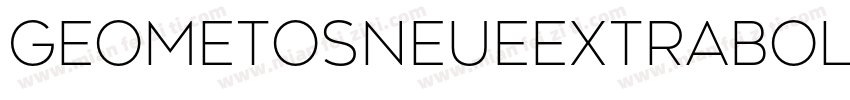 GeometosNeueExtraBol字体转换