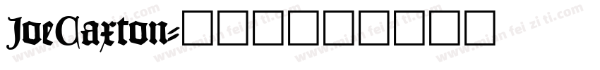 JoeCaxton字体转换