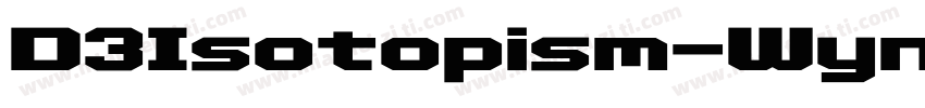 D3Isotopism-Wyn4字体转换