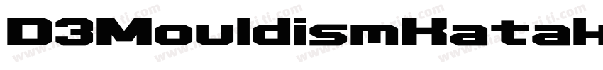 D3MouldismKatakana-nRWR字体转换