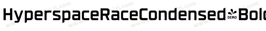 HyperspaceRaceCondensed-Bold字体转换