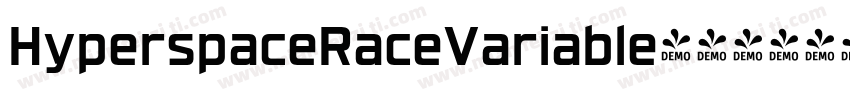 HyperspaceRaceVariable字体转换
