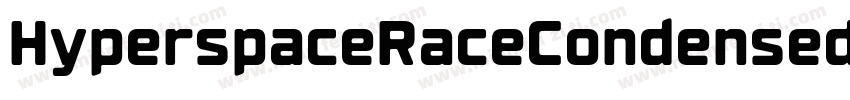 HyperspaceRaceCondensed-Bold字体转换