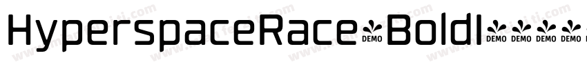 HyperspaceRace-BoldI字体转换
