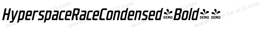 HyperspaceRaceCondensed-Bold字体转换
