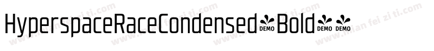 HyperspaceRaceCondensed-Bold字体转换
