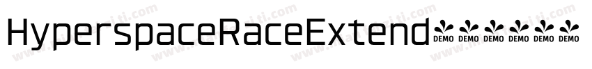 HyperspaceRaceExtend字体转换