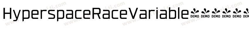HyperspaceRaceVariable字体转换
