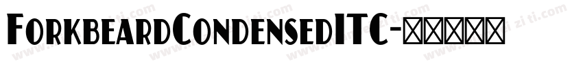 ForkbeardCondensedITC字体转换