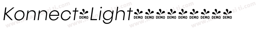 Konnect-Light-常规字体转换
