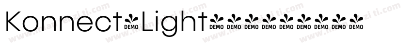 Konnect-Light-常规字体转换