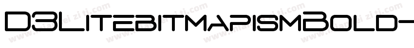 D3LitebitmapismBold-BWvG字体转换