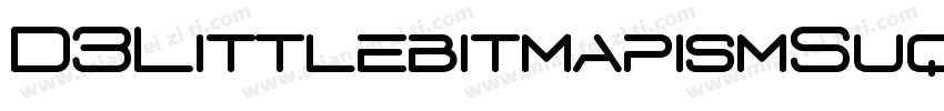 D3LittlebitmapismSuquare-jEol字体转换