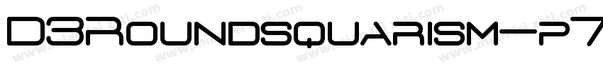 D3Roundsquarism-p7aa字体转换
