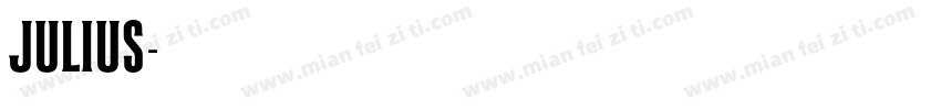 JULIUS字体转换