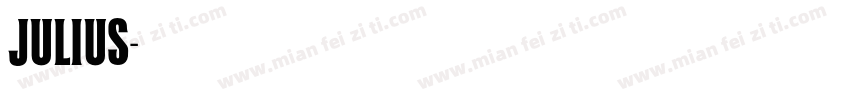 JULIUS字体转换
