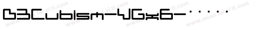 D3Cubism-VGx6字体转换