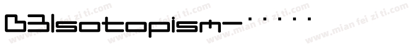 D3Isotopism字体转换