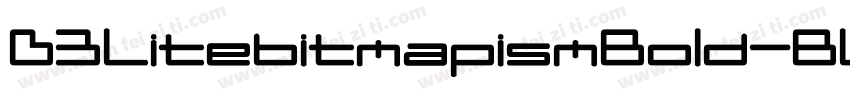 D3LitebitmapismBold-BWvG字体转换