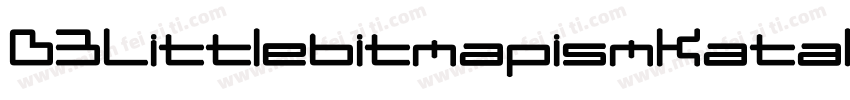 D3LittlebitmapismKatakana-JRo7字体转换