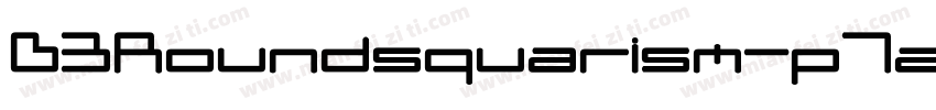 D3Roundsquarism-p7aa字体转换