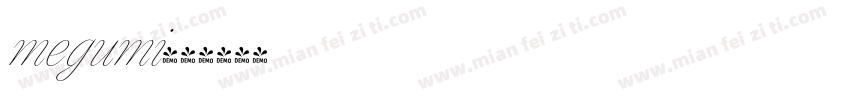 megumi字体转换