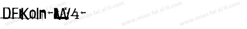 DFKoIn-W4字体转换