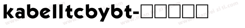 kabelltcbybt字体转换