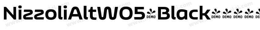 NizzoliAltW05-Black字体转换